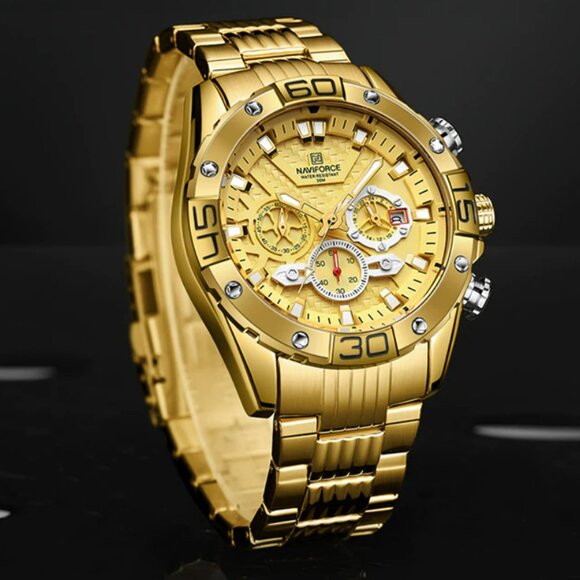 NaviForce Water Resistant Chronograph Divers Watch - Choose Your Color & Style - Picture 7 of 9